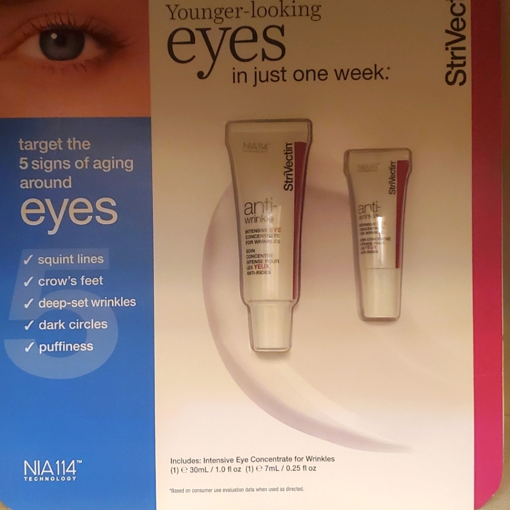 StriVectin Intensive Eye Consentrate for wrinkles.
